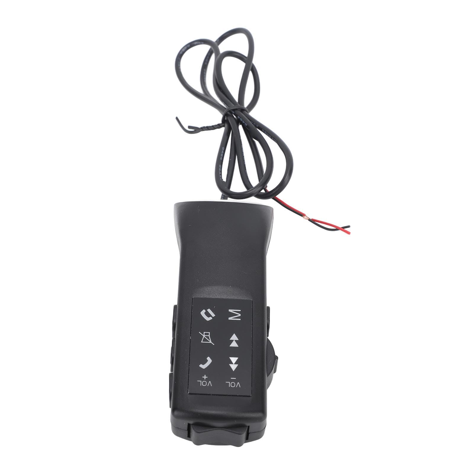 Bouton de Commande au Volant Multifonctionnel Univ Bouton de Commande au Volant Multifonctionnel pour Autoradio DVD Navigation Multimédia Universel Fi