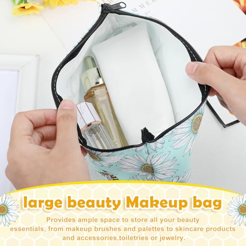 16 Pcs Funny Bee Cosmetic Bags Stuff Bulk Honey Queen Bee Inspirational Gift Makeup Bags Zipper Pouch for Women Beekeeper4