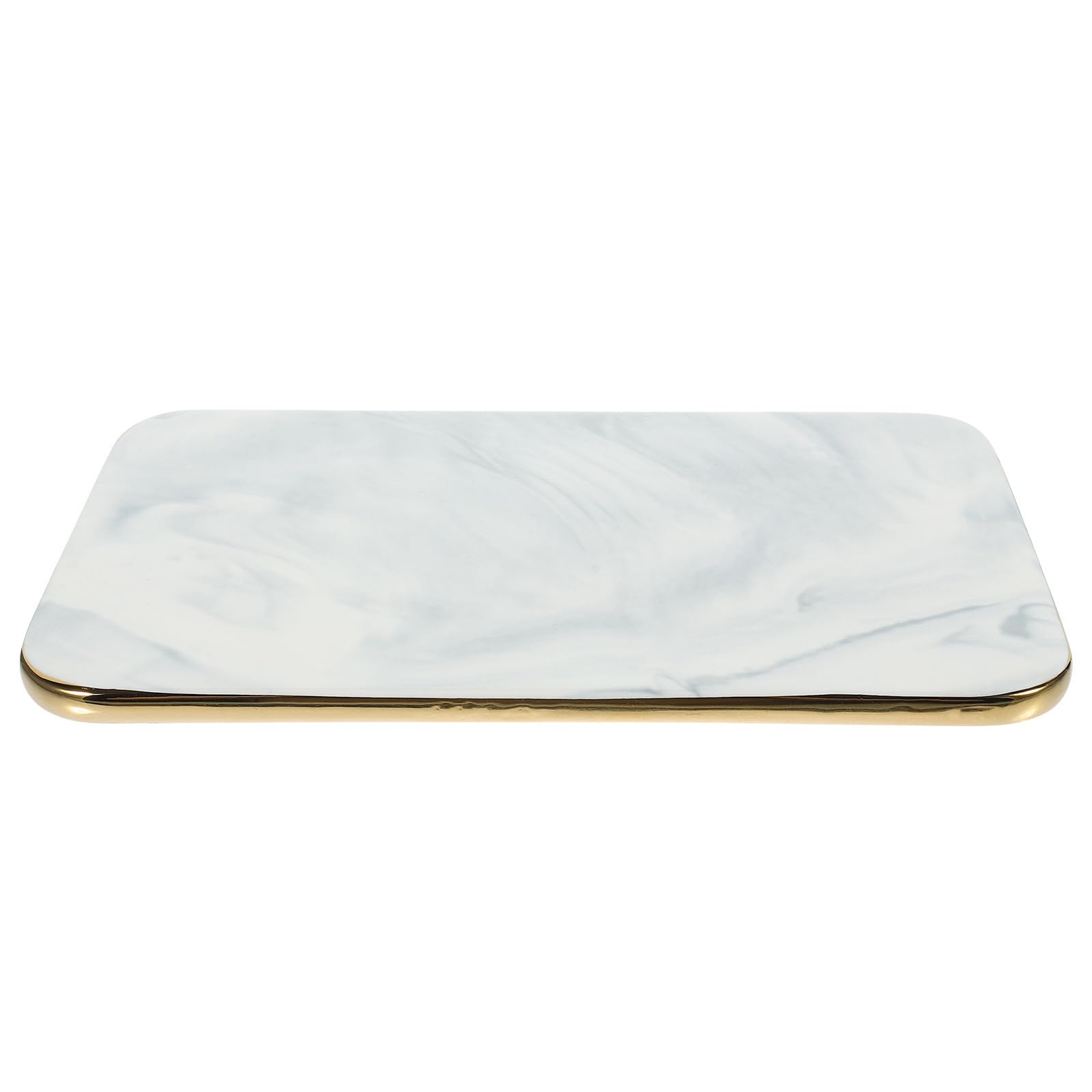 Tabla de cortar de cerámica jaspeada, diseño elegante exclusivo para cocina y eventos
