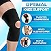 BraceAbility XXXXL Plus Size Open Patella/Open Back Neoprene Knee Sleeve | Water-Resistant Athletic Compression Knee Brace for Swimming, Wakeboarding, Scuba Diving, Surfing (4XL)