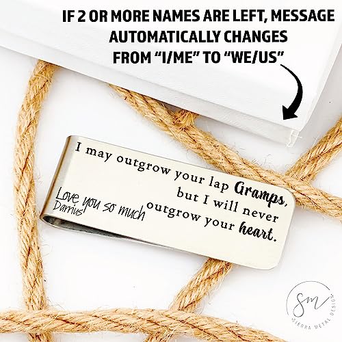 Better Money Clip Personalized Better Than Dad Is Grandpa Money Gift Idea For Papa From Kid Gift Idea Personalized Grand Money Having You As OUTGROW-MONEY3