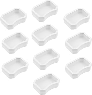 UKCOCO Tigela De Prato De Comida De Réptil: Mini Prato De Réptil Alimentador De Réptil Mini Tigela De Comida De Réptil Para Lagarto Lagartixa Leopardo Dragão Barbudo 10 Peças