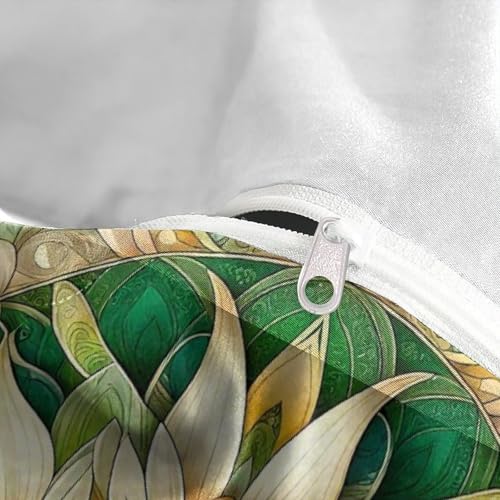 Housse de couette mandala fermeture éclair pour finir avec le linge de lit difficile à enfiler - 8