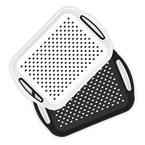 ZYBUX Set of 2 Non-Slip Food Trays Cover
