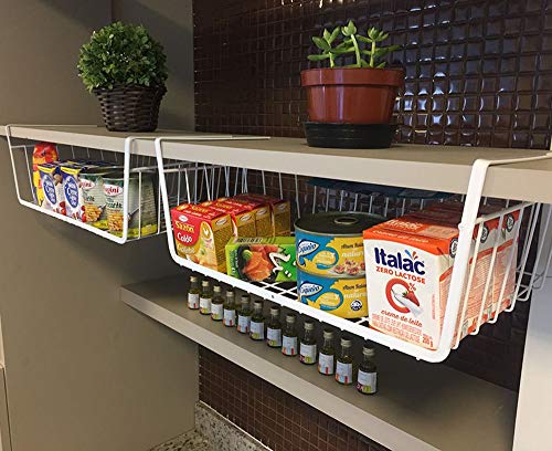 Cesto Organizador Aramado Prateleira - 40 x 25 x 15cm