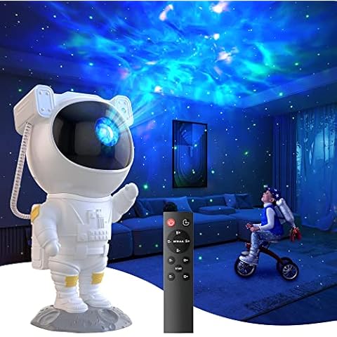 Mexllex Star Projector Galaxy Light, Astronaut Light Projector Kids Night Light, Nebula Starry Sky Light Projector with Remote and Timer for Kids Adults Bedroom/Birthday/Party/Decoration Cover