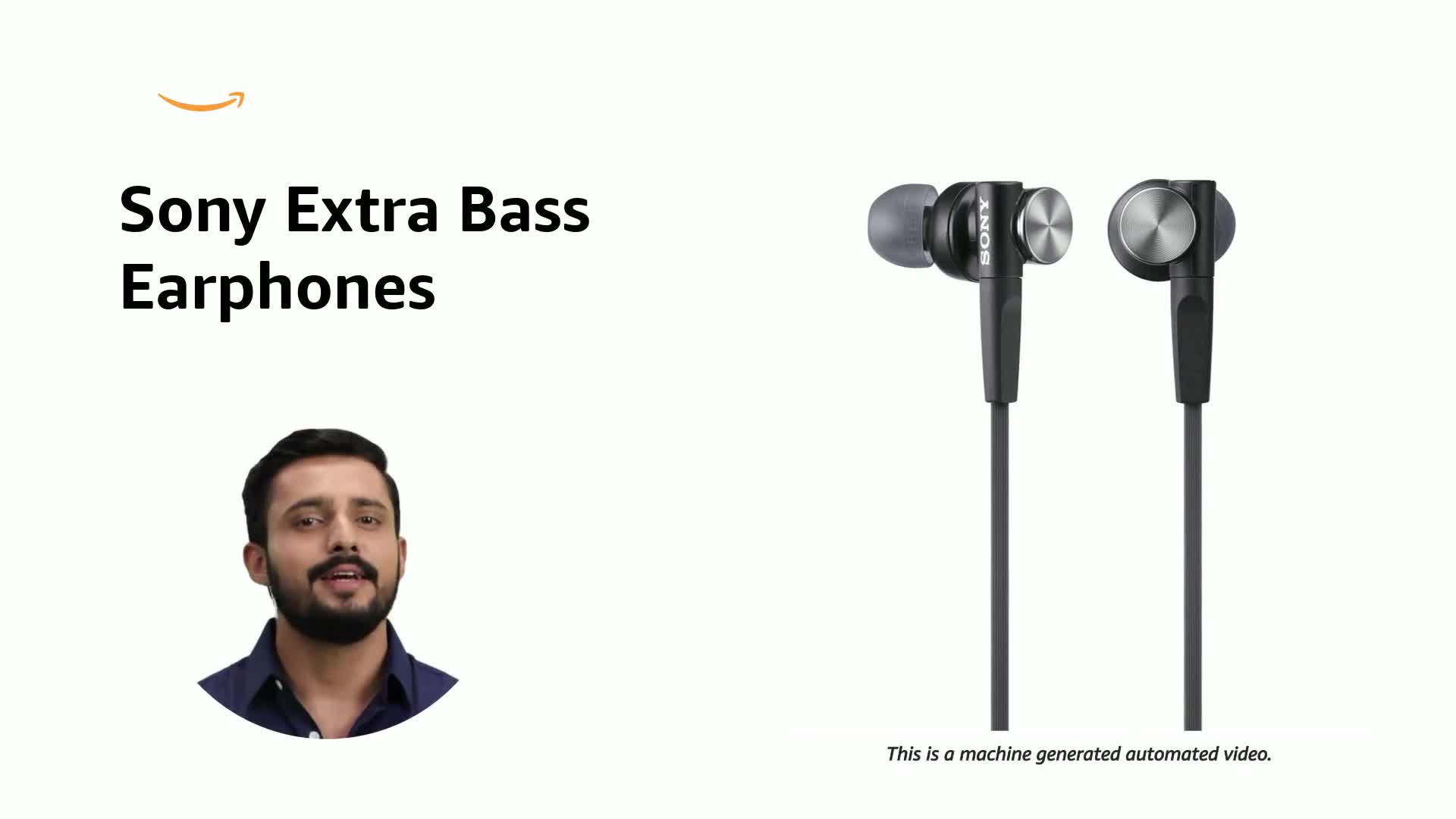 Sony Extra Bass MDR-XB50 in-Ear Earphones (Black) : Amazon.in