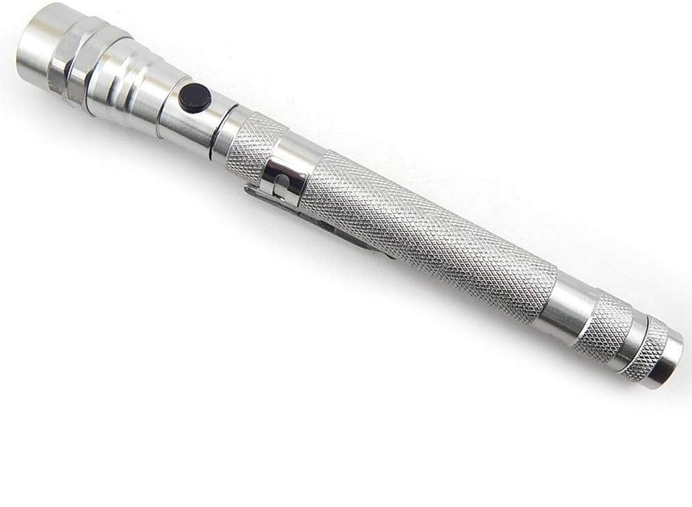 ZURITY Telescoping Flashlight with Magnetic Pick Up Tool | 3 LED Torch Light 360° Flexible Extendable Head Pen Style Inspection for Auto Repair, Emergency, Workshop & Home Use-image-24