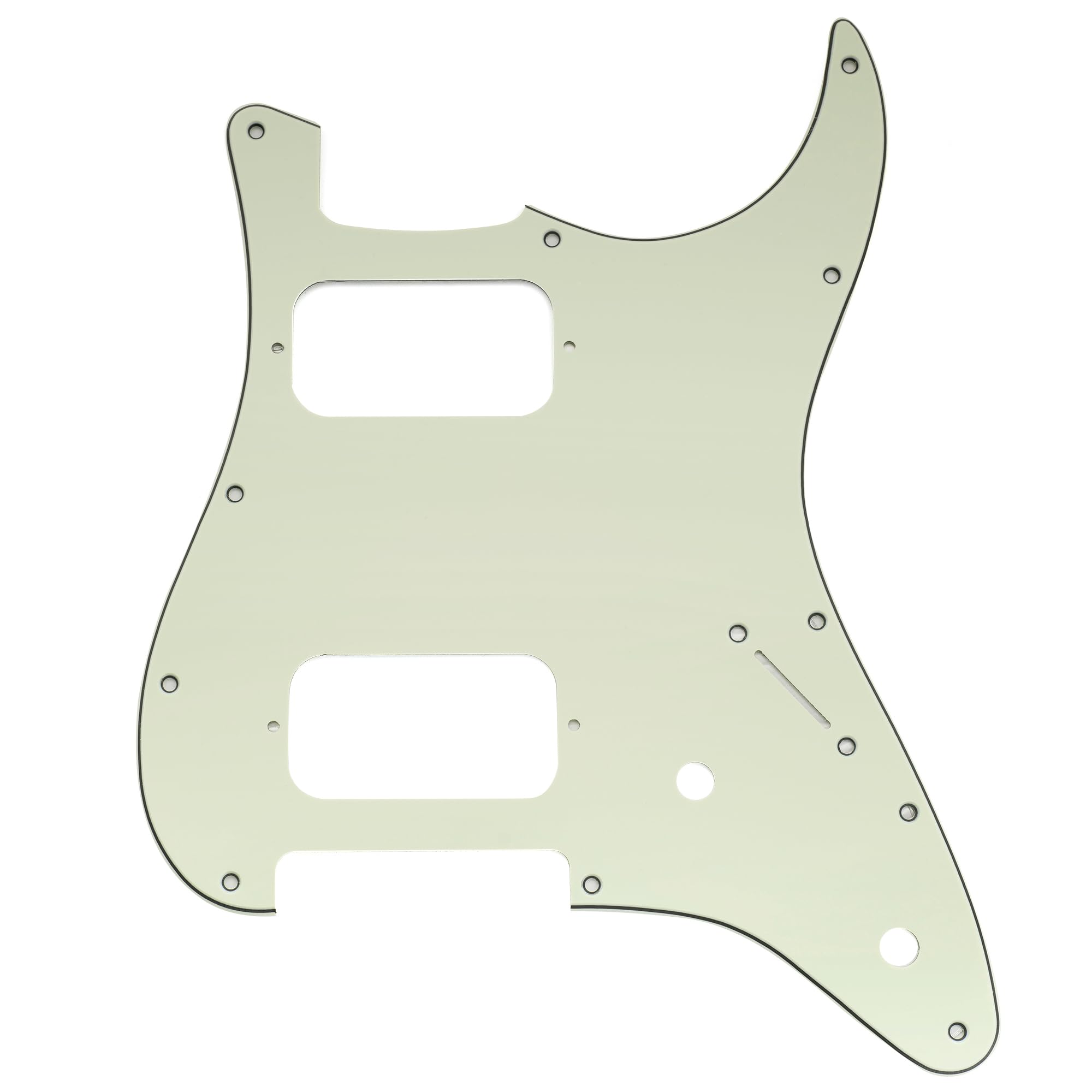 Musiclily Pro 12 Holes Covered HH Guitar Pickguard For USA/Mexico Fe