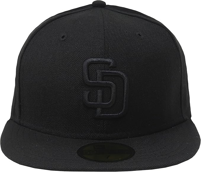Gorra New Era Black San Diego Padres MLB 59Fifty miniatura 1