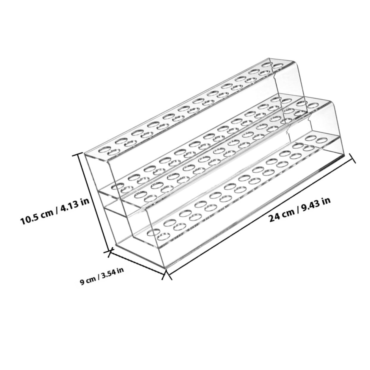 Porta Penne da Scrivania 2 Pezzi in Plastica Fori Multipli | Organizer per Penne a Sfera e Piccoli Attrezzi, Uso su Banco e Desktop, Contenitore da Appoggio