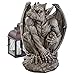Design Toscano JE11211701 Silas The Sentry Gargoyle Indoor/Outdoor Gothic Decor Statue, 16 Inches Wide, 24 Inches Tall, Handcast Polyresin, Grey Stone Finish