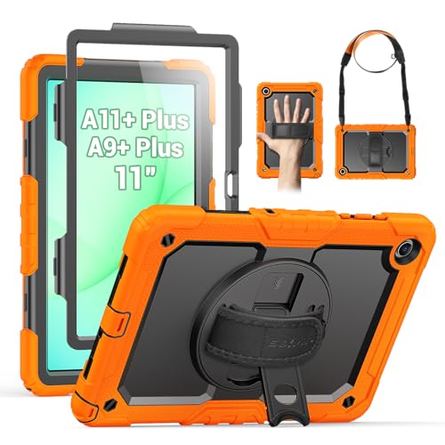 Image of SEYMAC Case for Samsung Galaxy Tab A11+ /A9+ Plus 11 inch, Orange
