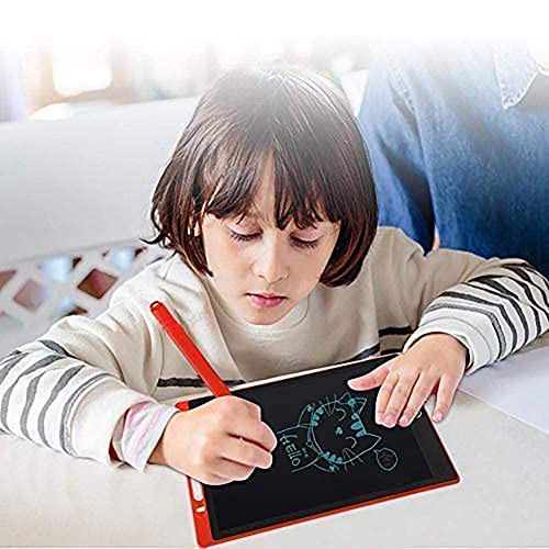 Image of SYGA LCD Writing Pad, 8.5 inch Kids Doodle & Scribble Boards Erasable Writing Tablet for Kids, Red