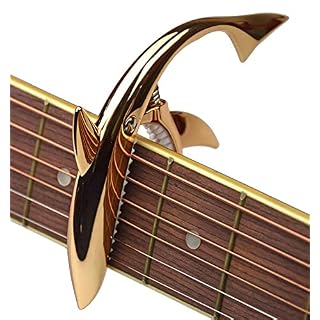 Hm Vicyy Capodastre Requin Capo de Guitare en Alliage de Zinc Capodastre pour Guitare Acoustique et électrique… – Image 2