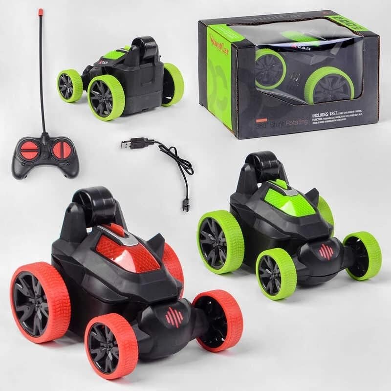 AGBO R.C Function Cars Stunt Car, Rotating 360 Degree Flips Vehicles, Drift High-Speed On-Road Stunt car for 3 to12 Year Old Boy Birthday Gifts Minicar (Random Color)