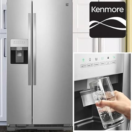 ケンモア Kenmore アメリカ大型冷蔵庫 冷凍冷蔵庫 2ドア冷蔵庫 Krs5175s ステンレス Kenmore 冷蔵庫 冷凍庫 通販 Amazon