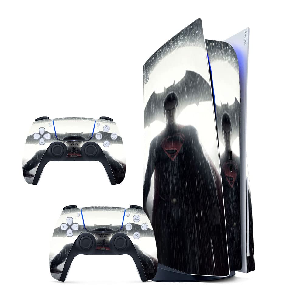 GADGETS WRAP Printed Vinyl Skin Sticker Decal for Sony PS5 PlayStation 5 Disc Edition Console & 2 Controller (Skin Only, Console & Controller not Included.) - Super and Bat Multicolor (B0BW3XJ76D) Amazon Price History, Amazon Price Tracker
