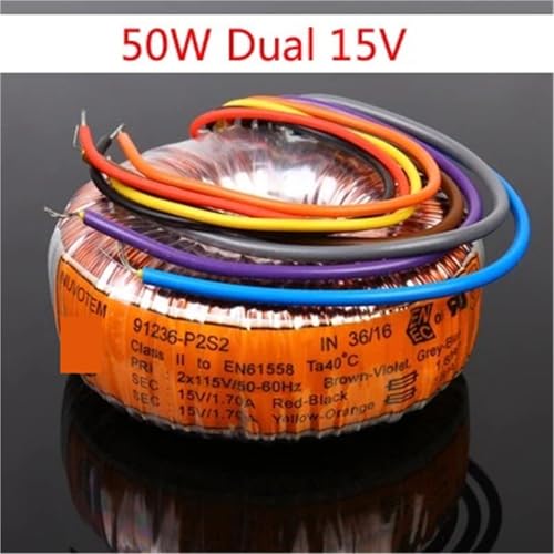 Transformateur toroïdal double 15V pour supprimer les bruits