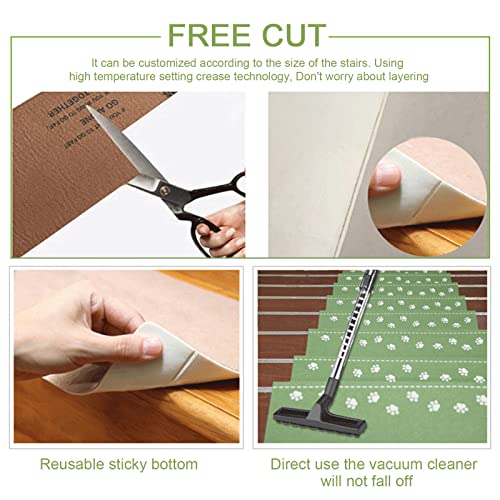 Almohadillas antideslizantes para escaleras de madera de interior 6