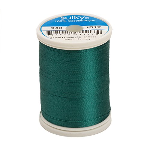 Hilo de rayón Sulky Coachmen Green 850 yd 40wt 2-ply miniatura 1