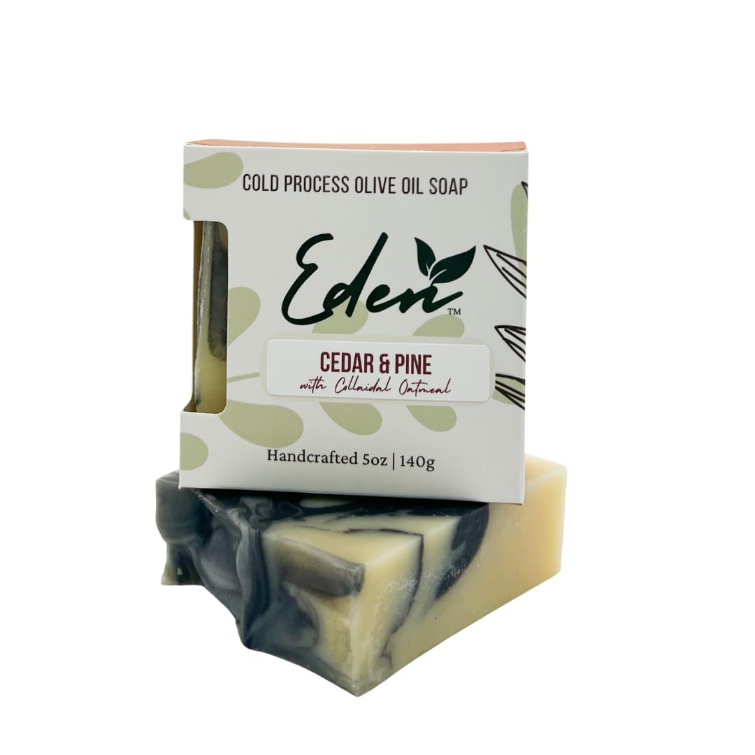 Eden Daily Essentials - Natural Handmade Soap Bar Scented with Pure Essential Oils - 5oz