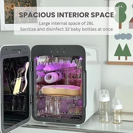 Image of NEW UPANG Signature2+ LED Baby Bottle Sanitizer (UP920A+) (Vanilla Cream)