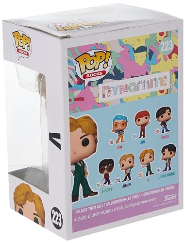 Funko Pop! Rocks: BTS – Dynamite – V – Figurine en Vinyle à Collectionner – Idée de Cadeau – Produits Officiels – Jouets pour Les Enfants et Adultes – Music Fans - Les Beatles, Paul McCartney, John Lennon, RIngo Starr, George Harrison Funko Pop! Rocks: BTS - Dynamite - V - Figurine en Vinyle à Collectionner - Idée de Cadeau - Produits Officiels - Jouets pour Les Enfants et Adultes - Music Fans – Image 4
