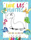  Une los puntos: Colorea los Dinosaurios, Une los Puntos y Descubre la Figura (para Niños)