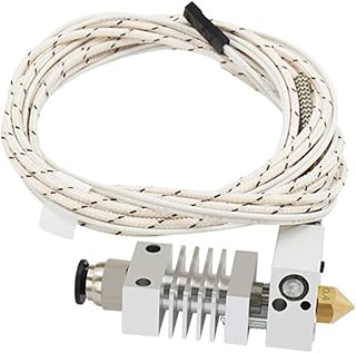 APAAZO CR10 Hotend Kit 24V/12V 50W Extrusion Head Compatible With Ender 3 CR-10 3D Printer Parts 0.4mm 1.75mm Filament (Color : 12V Hotend Kit)