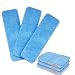 Homee Microfiber Mop Pads 18 x 6 inch, Reusable Pros Head Wet Dry Mops Refill Fit for Most Spray Mops and Reveal Mops Gift - 6 Pack