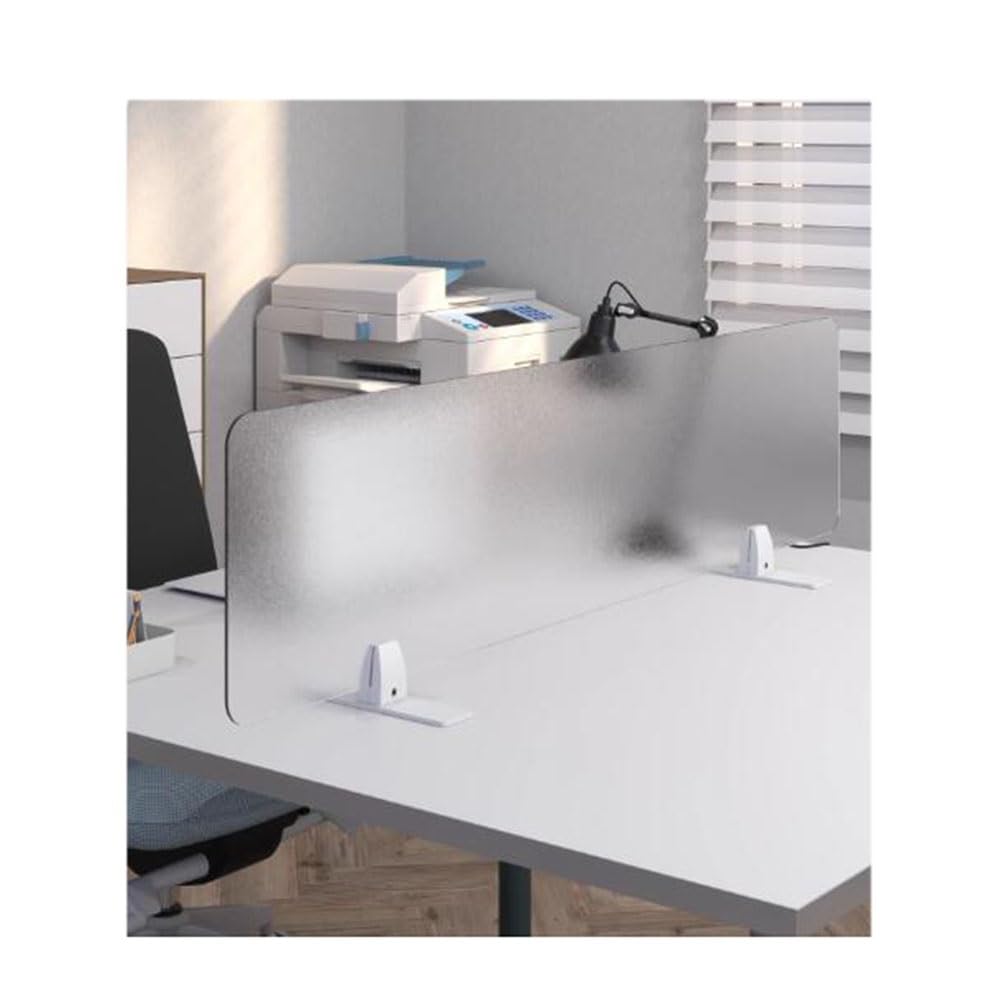HJYCLFAZU Desk Privacy Divider, Divider Panel Shields For Student Desks Frosted Acrylic Partition, Easy To Install(30X100CM)