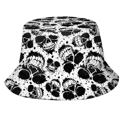 Image of Bucket Hat for Women Men, Fashion Print Outdoor Beach Hat Packable Sun Cap for Travel Hiking