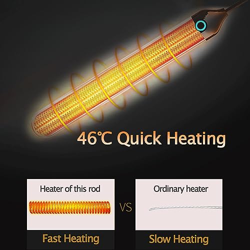Image of Heating Stick Heater Heating Stick USB【Quick Heating Auto Temperature Control】 Drying Stick Diatomite Water Absorption Stick 2-Piece Set