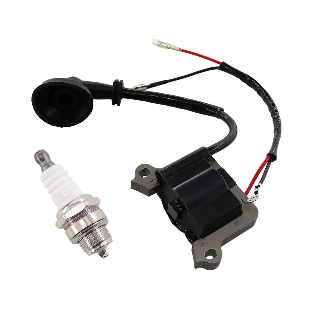 Bobine d'allumage avec bougie pour débroussailleuse 52cc 2 temps 4 en 1 5 en 1 Multitools taille-haies