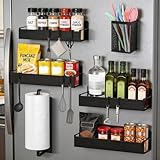 CareLoom 6 Especieros Para Cocina Magnéticos, Especiero Móvil Organizador...