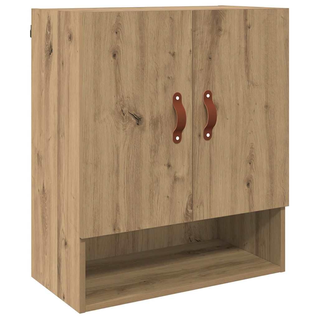 Armoire murale chêne pour cuisine moderne et salon cosy