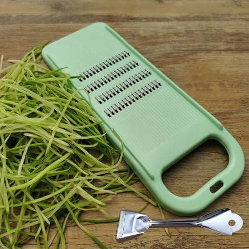 Stainless Steel Handheld Vegetable Grater - Veg Shredder for Carrots, Cabbages & More | 5-in-1 Bean Slicer & Onion Chopper - Image 6