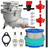 Carburetor Compatible with Briggs & Stratton 194412 190432 190402 195422 190400 170401 7HP 8HP 9HP Horizontal Engines Generator Replace OEM # 390323 394228 398170