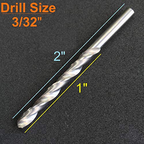 Mars-Tool MT332SCD 2/Pack Solid Carbide Drill Bit For Hardened Steel Hard Ness Hra 91.3 Aerospace Standard K20 Tungsten Carbide Jobber Length Twist Drill thumb #2