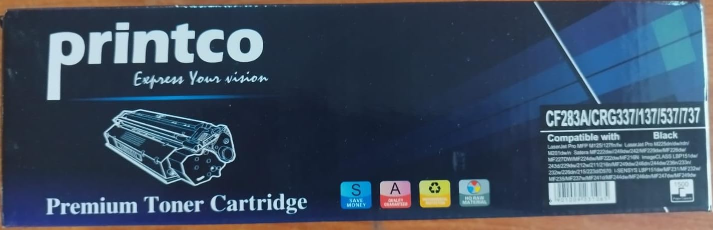 Premium Toner Cartridge CF283A/CRG337/137/537/737