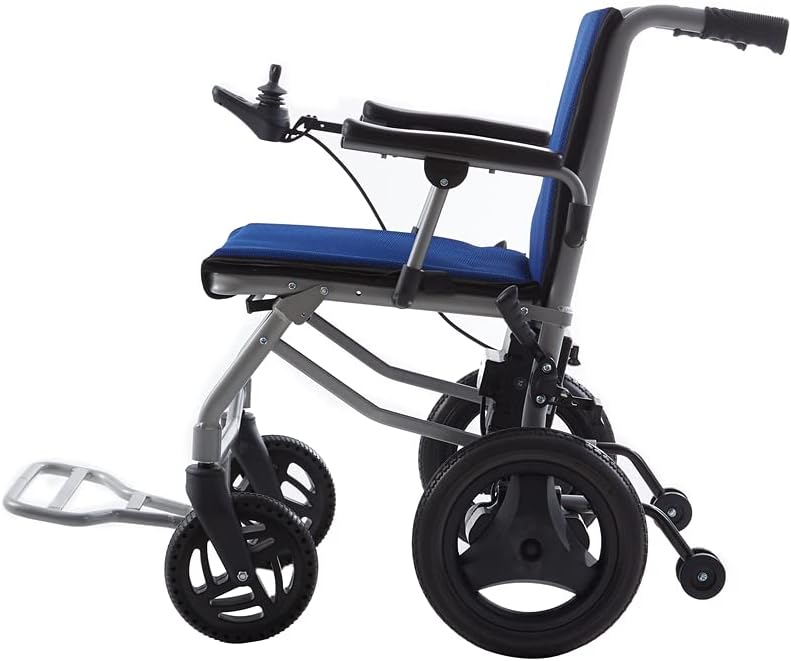 World's Lightest (Weight-30lbs) Foldable Electric Wheelchair, Travel Size, User-Friendly. (Model 2) : Health & Household