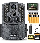 WOSPORTS G600 トレイルカメラ2台 WOSPORTS G600 Trail Camera | Wildlife Camera with 4K Resolution