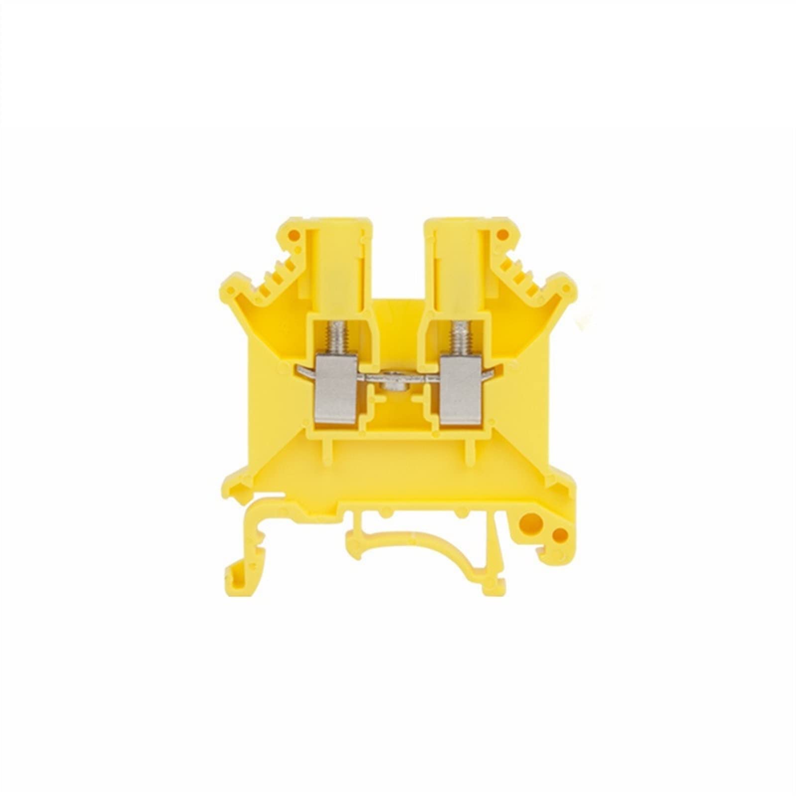 Bornier UK 3N Saako avec vis d'alimentation universelle jaune en lot de 10