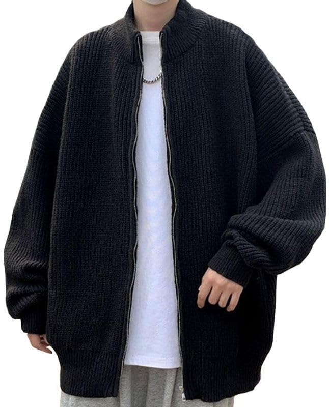 Amazon | [FJLTDCP] カーディガン メンズ 秋服 セーター ニット 大きい