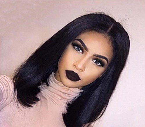 Perruque naturelle Remy Full Lace avec baby hair pour éliminer l'effet casque