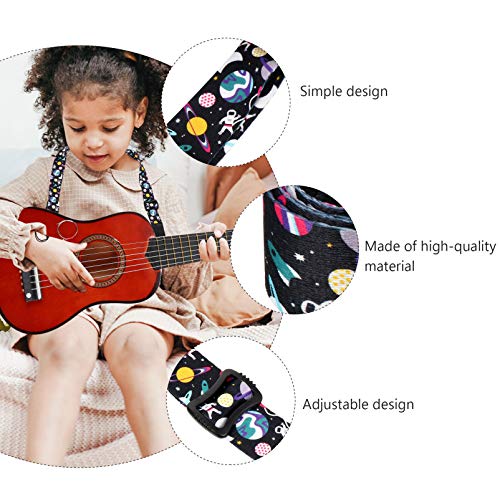 MILISTEN Enfants Classique de Style Campagnard Ukulélé Sangle Ukulélé Bandoulière pour Guitare Ukulélé Banjo Fournitures - Les Beatles, Paul McCartney, John Lennon, RIngo Starr, George Harrison MILISTEN Enfants Classique de Style Campagnard Ukulélé Sangle Ukulélé Bandoulière pour Guitare Ukulélé Banjo Fournitures – Image 5