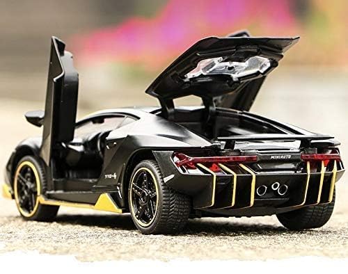 Image of 1:32 Scale Lamborghini Centenario Toy Car | Metal Pullback Diecast Car for Kids with Openable Doors, Sound, Light Effects Toy for Car Enthusiasts (Color As Per Available), White