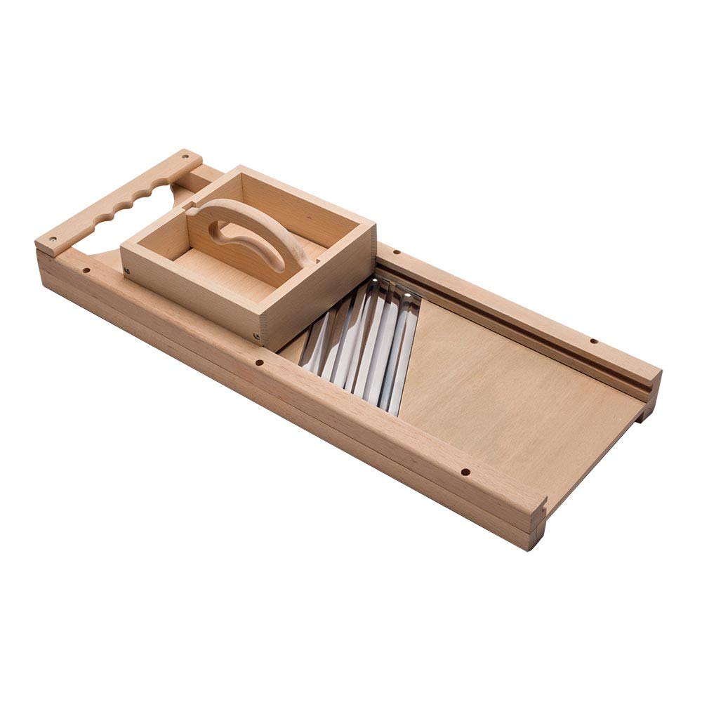 Triple Blade Cabbage Cutter and Shredder W/Stainless Steel Blades Shred 3 MM Strips