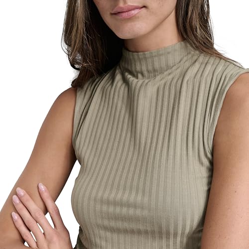 Image of DKNY Women's Ruched Versatile Trendy Everyday Top